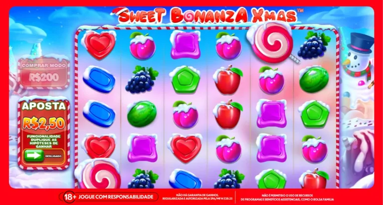Imagem ilustrativa do jogo online de slot Sweet Bonanza Xmas
