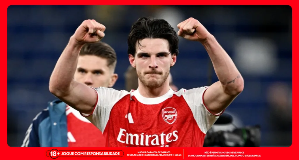 Imagem ilustrativa do meia-atacante Rice, do Arsenal. Foto: Instagram/Arsenal