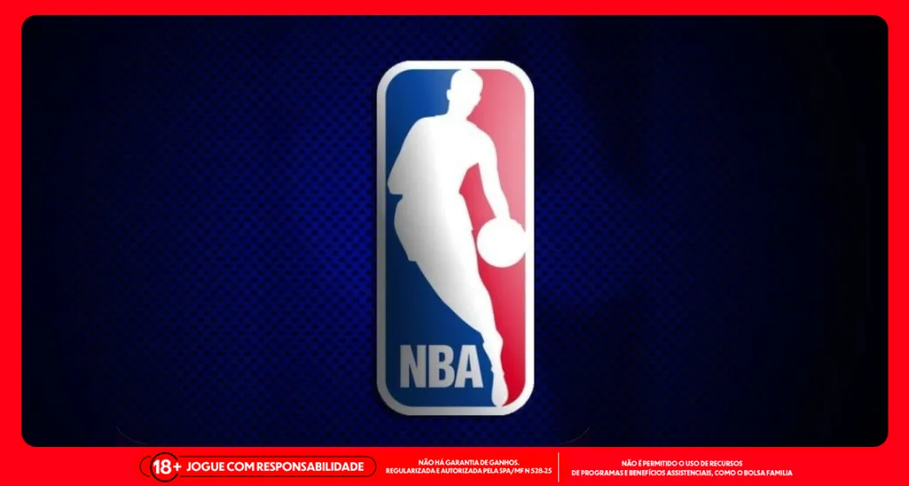 Imagem ilustrativa da marca da NBA, a maior liga de basquete do mundo