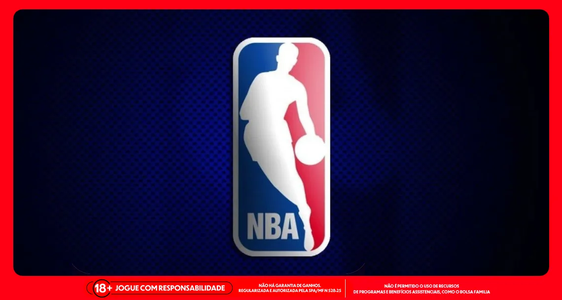 Imagem ilustrativa da marca da NBA, a maior liga de basquete do mundo