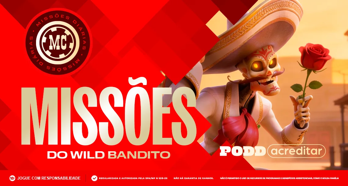 Imagem ilustrativa sobre as missões da MC Games do Wild Bandito