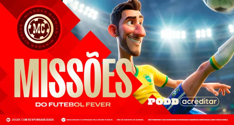 Imagem ilustrativa sobre as Missões do Futebol Fever na MC Games