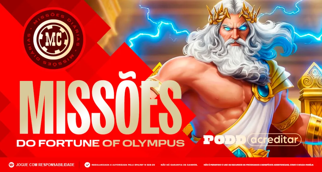 Imagem ilustrativa sobre as missões no Fortune Of Olympus
