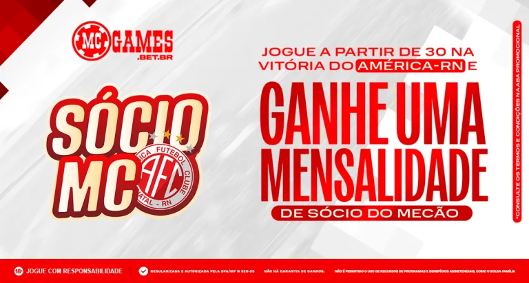 Imagem ilustrativa sobre a ação conjunta da MC Games e o América-RN