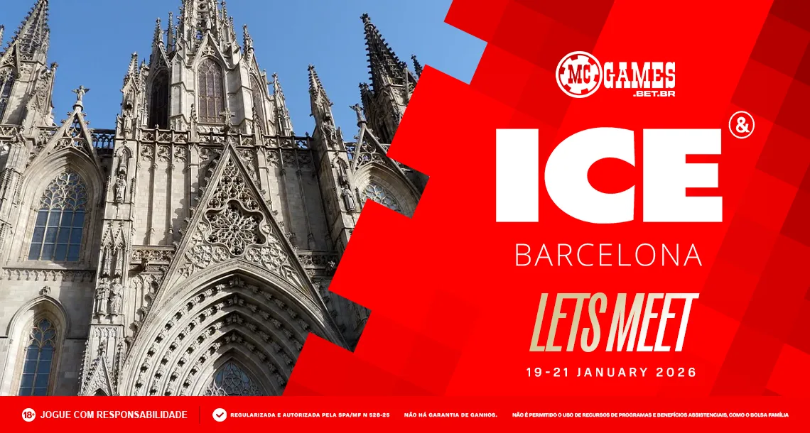 Imagem ilustrativa sobre a participação da MC Games na ICE Barcelona