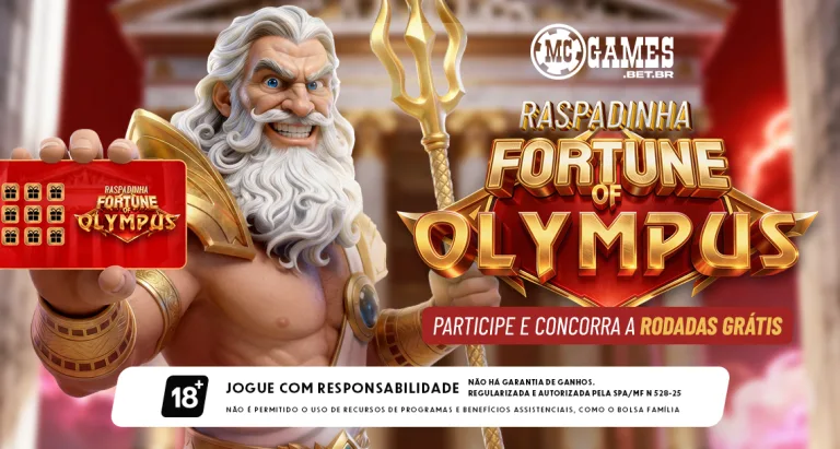 Imagem ilustrativa sobre a promoção que envolve o Fortune Of Olympus