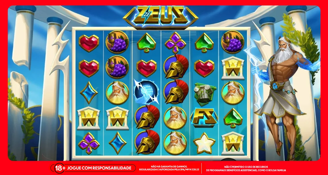 Imagem ilustrativa do jogo online de slot Ze Zeus