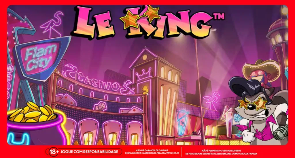 Imagem ilustrativa sobre o Le King, primeiro jogo do Cashback da Madrugada da MC Games
