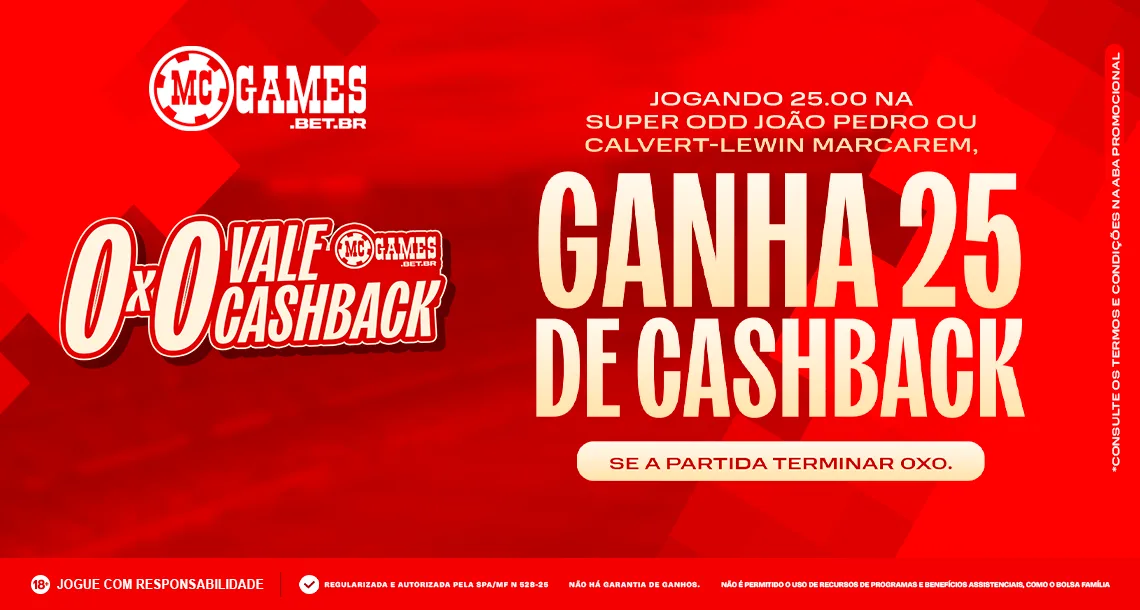 Imagem ilustrativa da promoção da MC Games entre Chelsea x Leeds