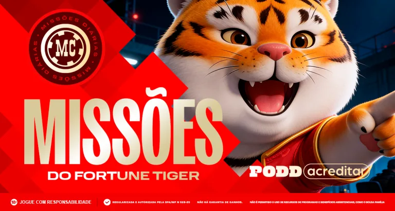 Imagem ilustrativa sobre as Missões do Fortune Tiger na MC Games