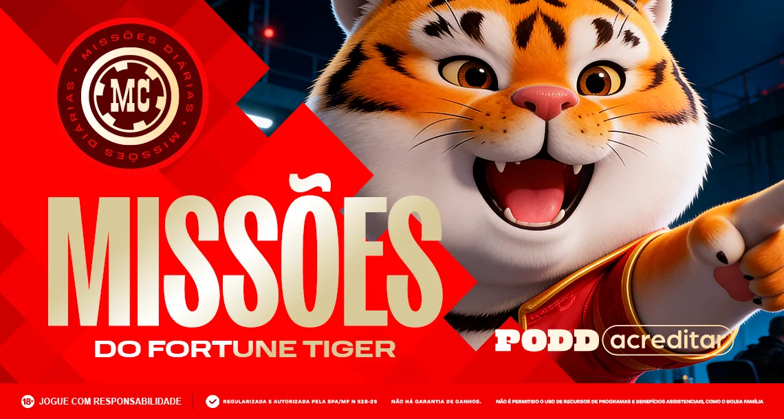 Imagem ilustrativa sobre as Missões do Fortune Tiger na MC Games