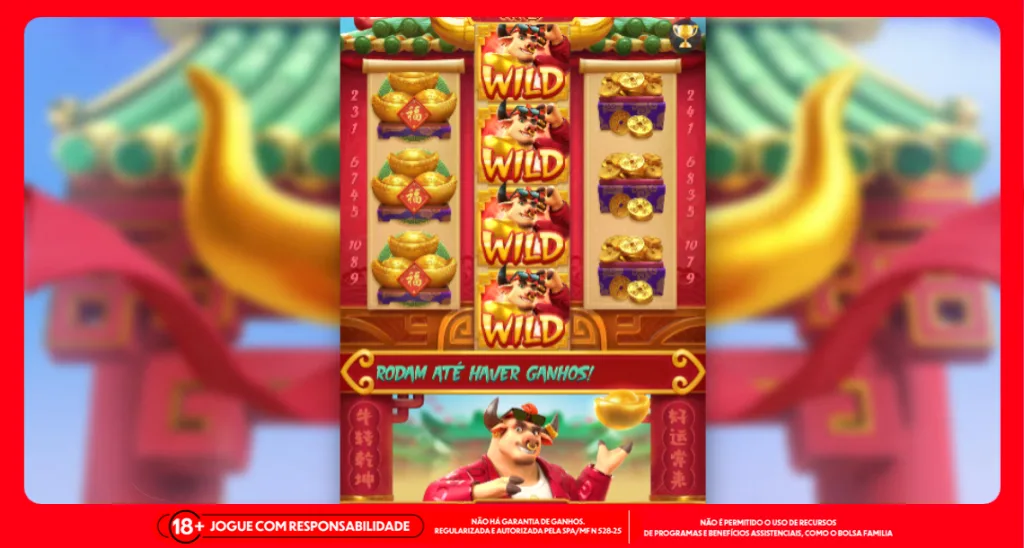 Imagem ilustrativa do jogo online de slot Fortune Ox