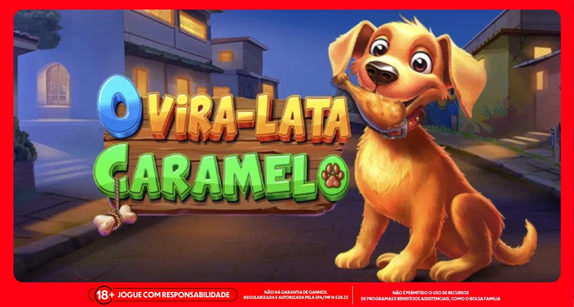 Imagem ilustrativa sobre o jogo online de slot o Vira-Lata Caramelo