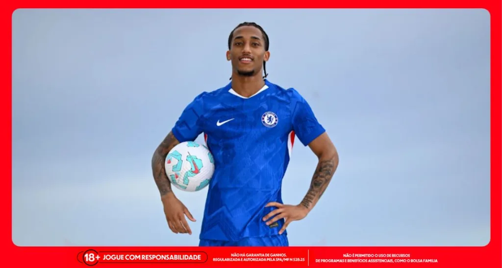 João Pedro, atacante do Chelsea. Foto: Divulgação