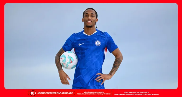 João Pedro, atacante do Chelsea. Foto: Divulgação