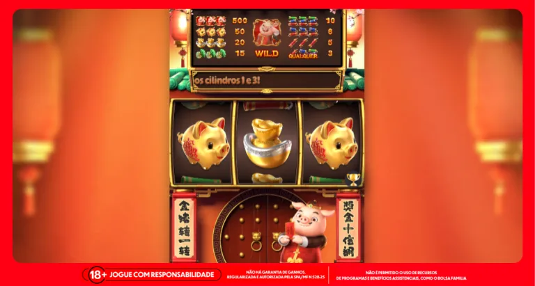 Imagem ilustrativa do jogo online de slot Piggy Gold