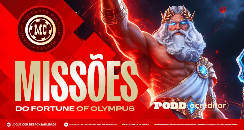 Imagem ilustrativa sobre as missões da MC Games para o Fortune Of Olympus