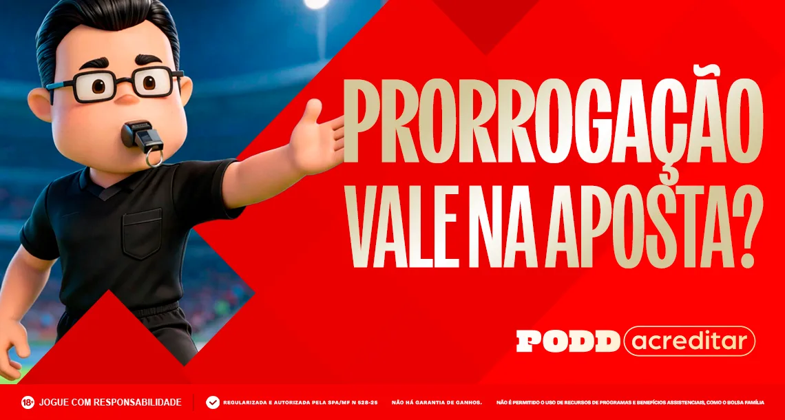 Imagem ilustrativa sobre a prorrogação nas apostas esportivas