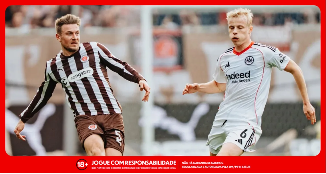 Imagem ilustrativa dos jogadores dos times Borussia M'gladbach x St. Pauli. Foto: St Pauli/Divulgação
