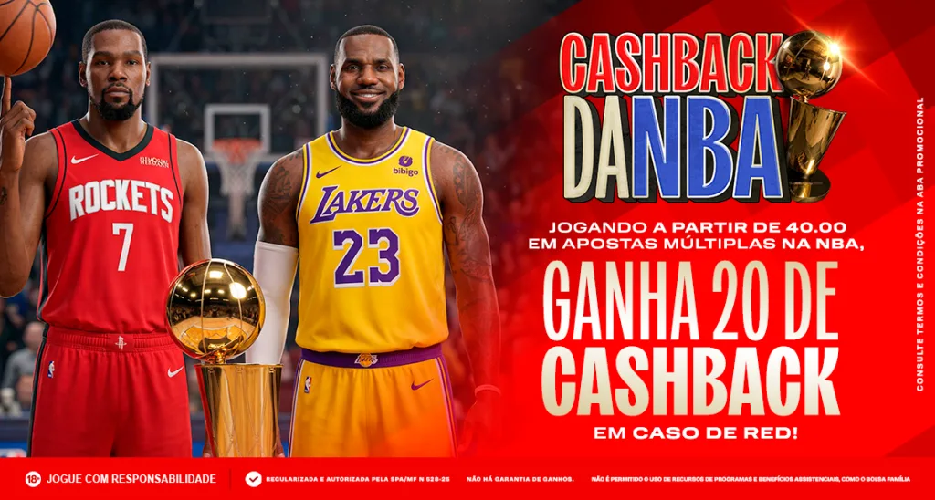 Imagem ilustrativa sobre a promoção da MC Games para os jogos do final de semana da NBA