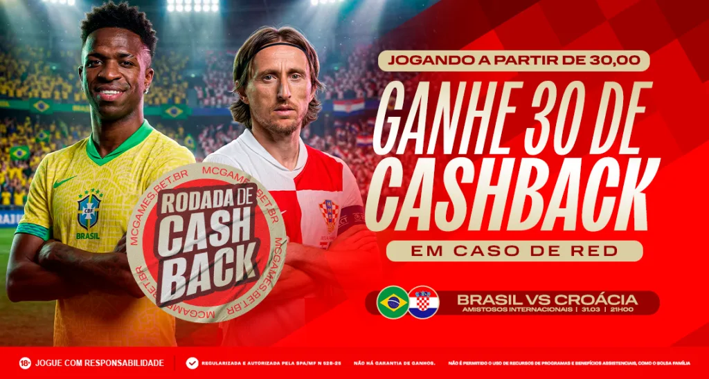 Imagem ilustrativa da promoção da MC Games para Brasil x Croácia
