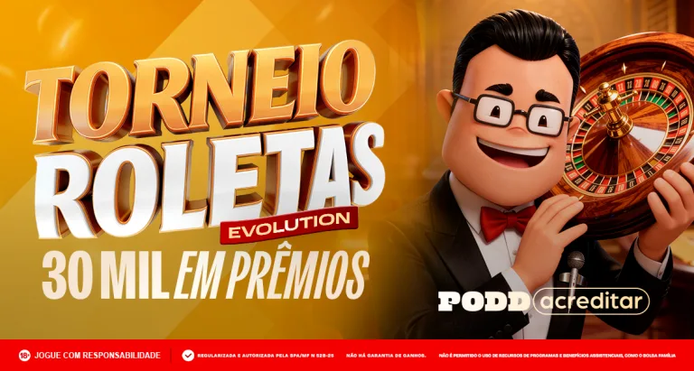 Imagem ilustrativa sobre a promoção 'Torneio de Roletas'