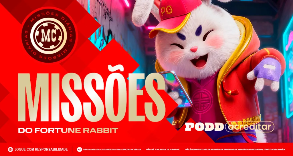 Imagem ilustrativa sobre as missões da MC Games para o Fortune Rabbit