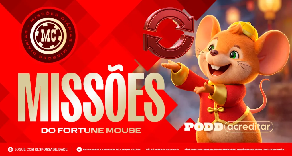 Imagem ilustrativa do jogo Fortune Mouse, um dos títulos da PG Soft