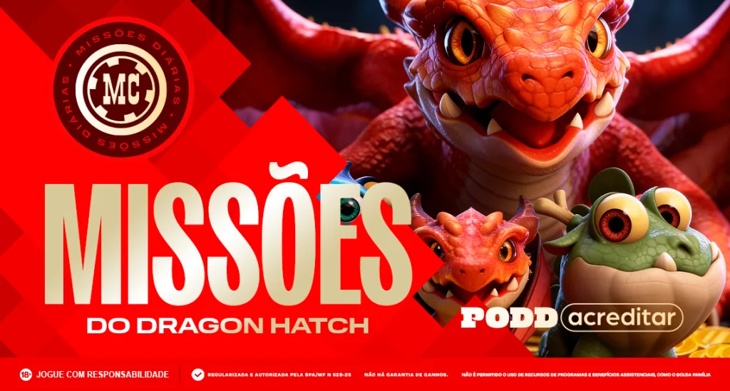 Imagem ilustrativa das Missões MC Games envolvendo o jogo Dragon Hatch