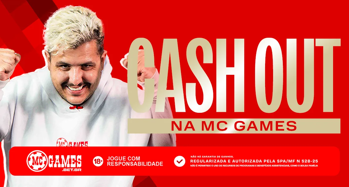 Imagem ilustrativa sobre os Cash Outs da MC Games