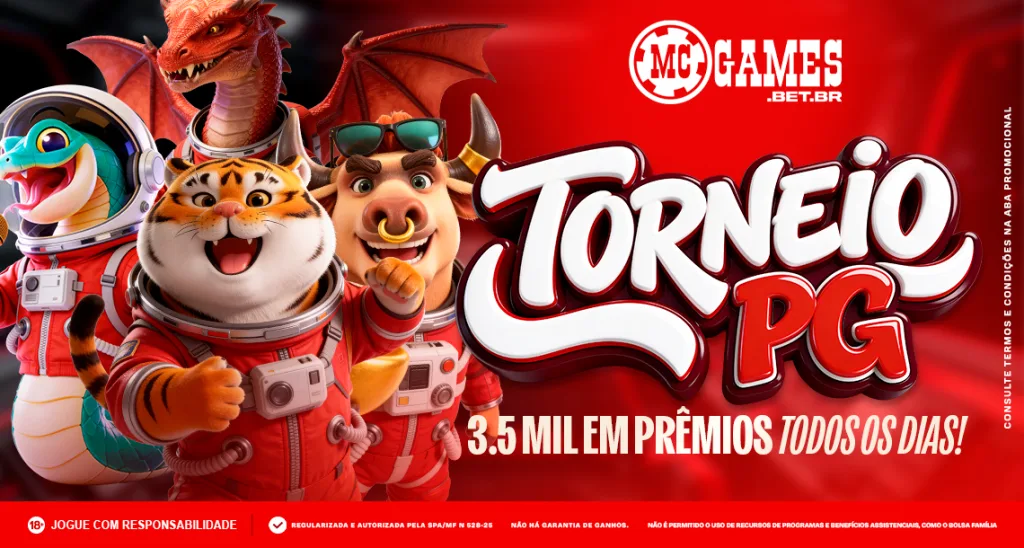 Imagem ilustrativa sobre o Torneio PG Soft da MC Games