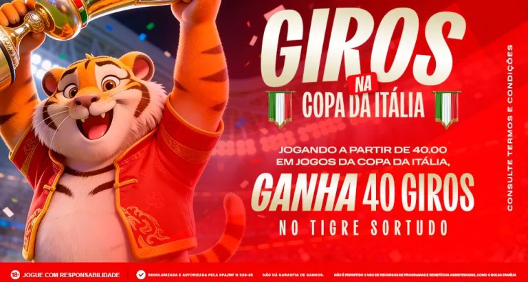 Imagem ilustrativa sobre a promoção da MC Games para a Copa da Itália