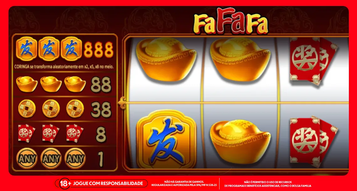 Imagem ilustrativa do jogo online de slot Fa Fa Fa
