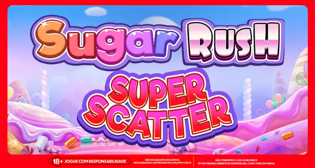 Imagem ilustrativa sobre o slot Sugar Rush Super Scatter