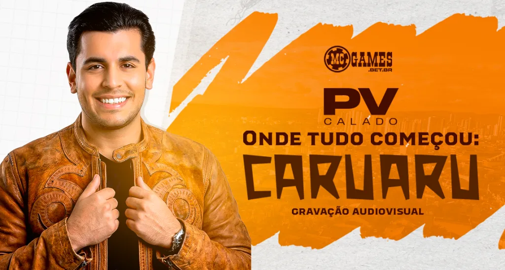 Imagem ilustrativa sobre o DVD de PV Calado, patrocinado pela MC Games