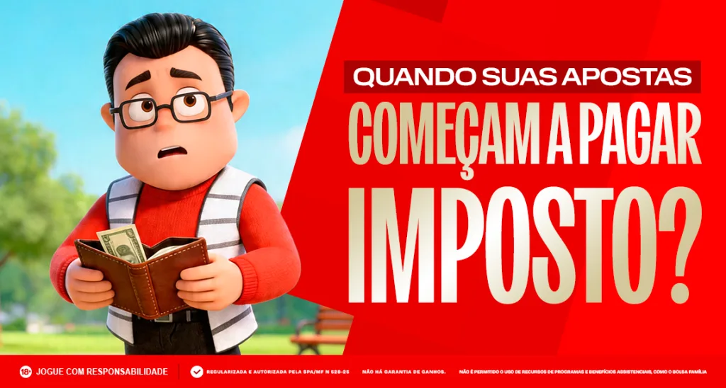 Imagem ilustrativa sobre quando as apostas começam a pagar impostos