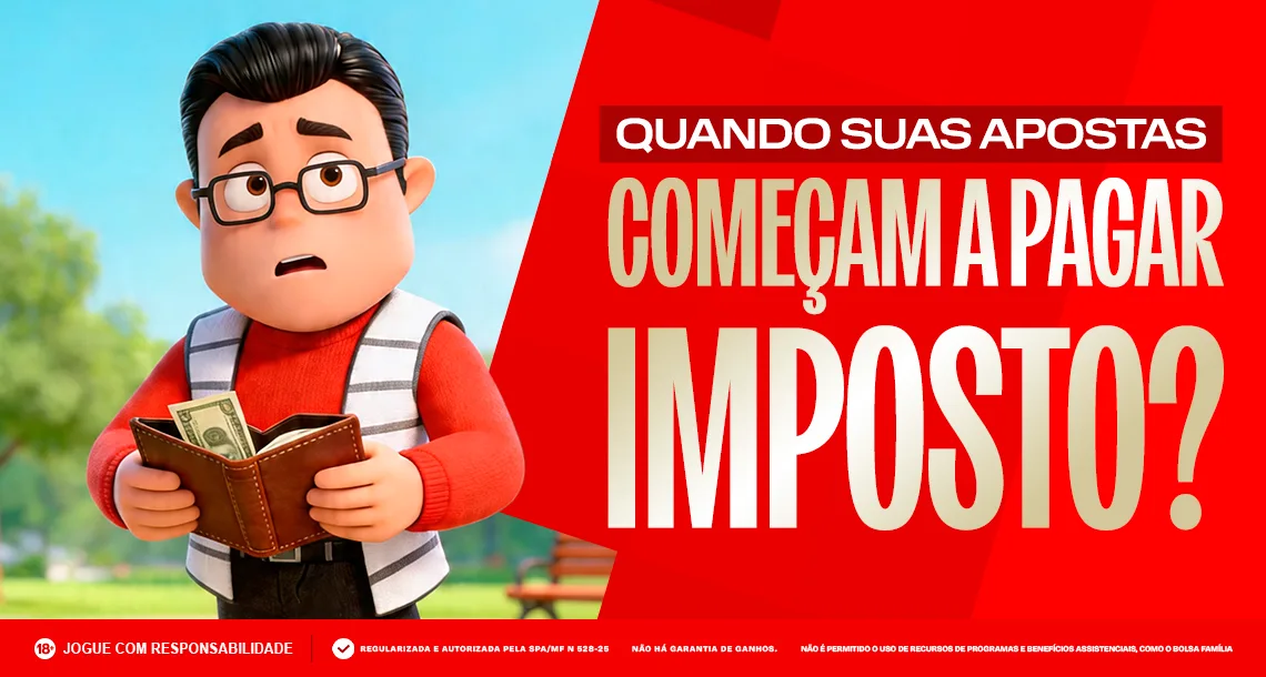 Imagem ilustrativa sobre quando as apostas começam a pagar impostos