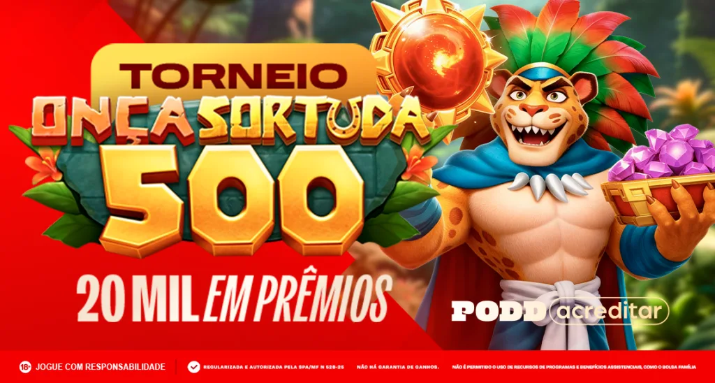 Imagem ilustrativa sobre o torneio semanal da MC Games do Onça Sortuda 500