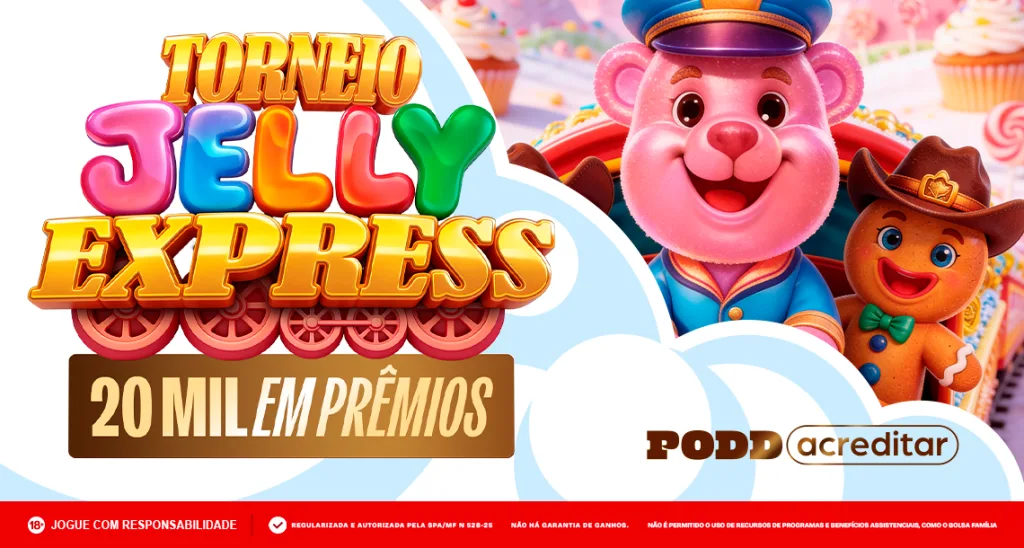 Imagem ilustrativa sobre o torneio semanal do Jelly Express na MC Games