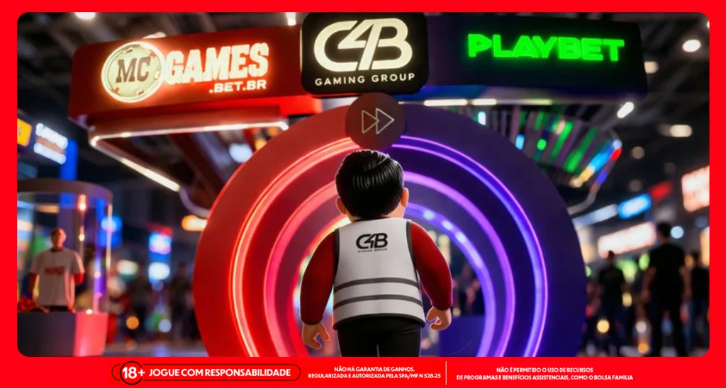 Imagem ilustrativa sobre a participação do C4B Gaming Group na BiS SiGMA South America 2026