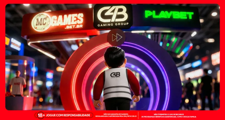 Imagem ilustrativa sobre a participação do C4B Gaming Group na BiS SiGMA South America 2026