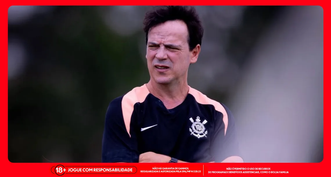 Imagem ilustrativa do técnico Fernando Diniz, do Corinthians. Foto: Rodrigo Coca/Corinthians