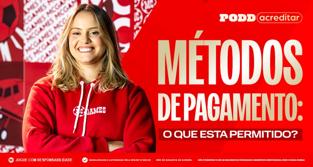 Imagem ilustrativa sobre os métodos de pagamentos que são permitidos no mercado de apostas no Brasil