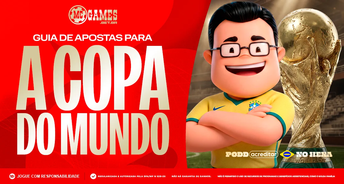Imagem ilustrativa para o guia de apostas na Copa do Mundo 2026