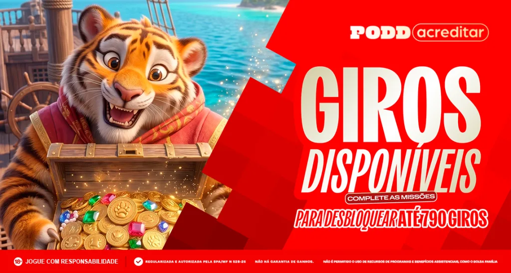 Imagem ilustrativa das Missões do Dia da MC Games, envolvendo o jogo Tigre Sortudo