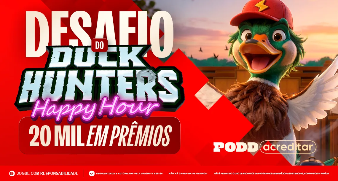 Imagem ilustrativa do Torneio Semanal do Duck Hunters Happy Hour