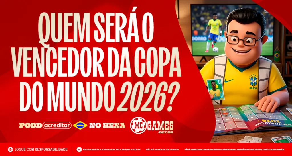 Imagem ilustrativa sobre as odds especiais de longo prazo para o vencedor da Copa do Mundo 2026