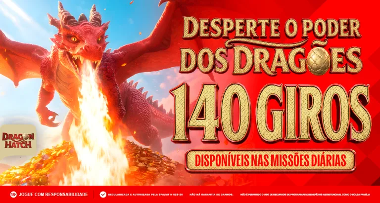 Imagem ilustrativa da Missão do Dia da MC Games envolvendo o jogo Dragon Hatch