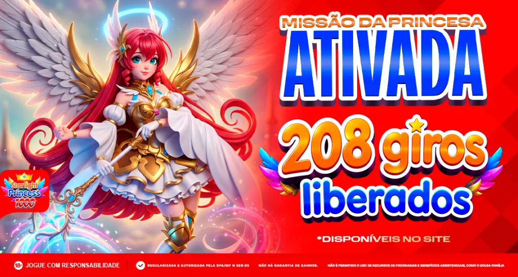 Imagem ilustrativa sobre as missões do dia da MC Games no Starlight Princess 1000