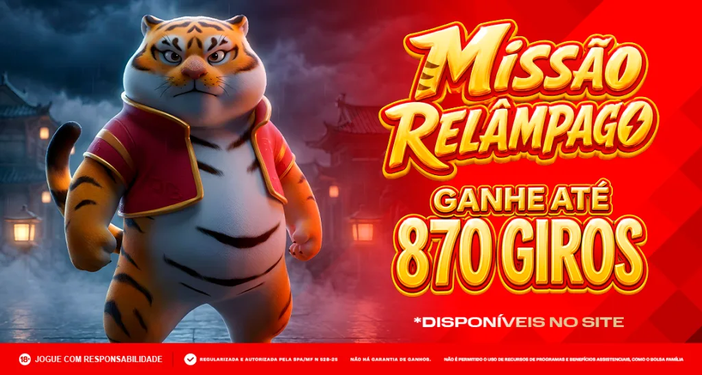 Imagem ilustrativa sobre a Missão Relâmpago da MC Games nO Fortune Tiger